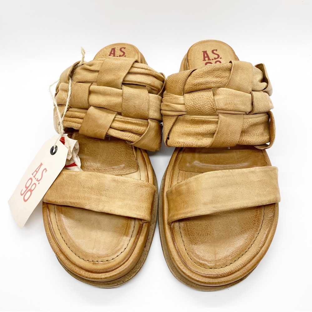 NEW A.S. 98 Purt Boho Sandals 100% Leather SOLD OUT in size 38